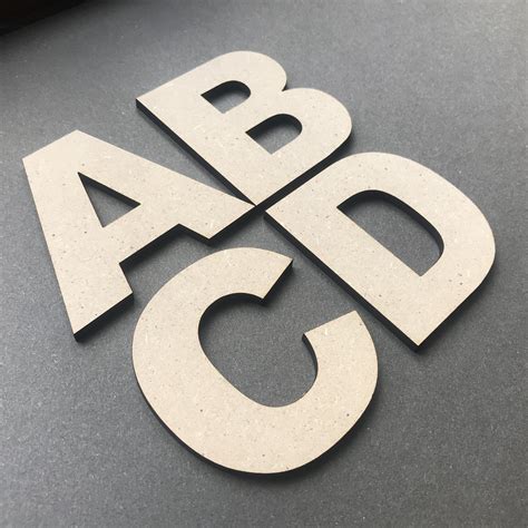 Custom Mdf Letters Laser Cut Wood Letters Custom Font Of Etsy