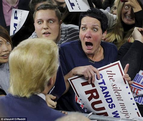 Donald Trump Fans Face Goes Viral After Her Reaction At A Rally