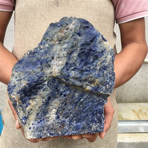 729kg Natural Blue Vein Stone Raw Gemstone Rough Crystal Etsy