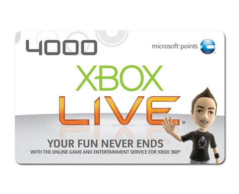 Slavikm Xbox 360 Live 4000 Points Card