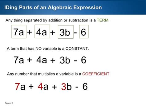 Pa2 3 Simplifying Algebraic Expressions