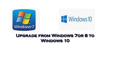 How To Upgrade Windows 7 Or 8 To Windows 10 Without Data Loss Youtube