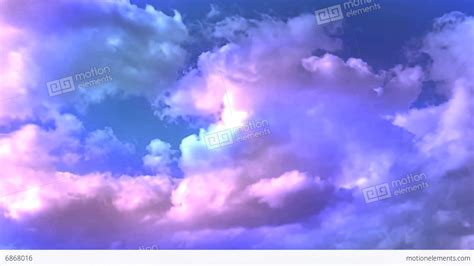Beautiful Rainbow Cloud Motion Hd Stock Video Footage 6868016