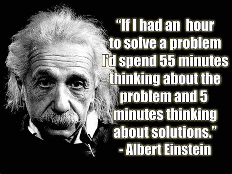 Albert Einstein Quote Problem Solving