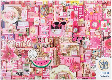 Cobble Hill All Things Pink Puzzle 1000 Pieces