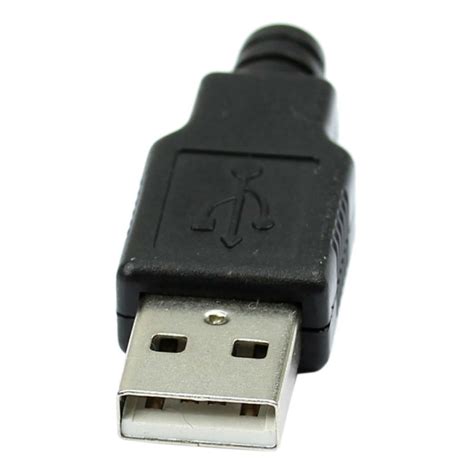 Usb Connector New 10pcs Type A Male Usb 4 Pin Plug Socket Connector