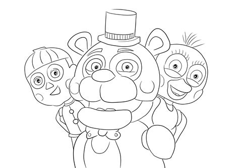 Aprender Acerca 85 Imagen Dibujos De Fnaf Para Colorear