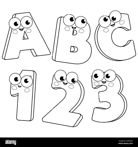 Imagen Zone Dibujos Para Colorear Letras Y Numeros Alfabeto Diddl