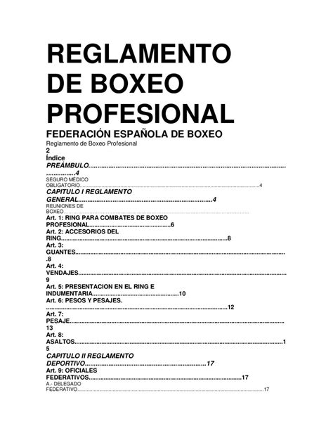 Reglamento Del Boxeo By Selene Perez Issuu