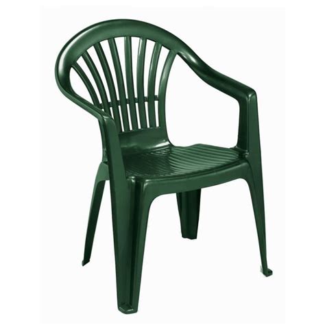 chaise de jardin resine vert  Agencement de jardin aux meilleurs prix