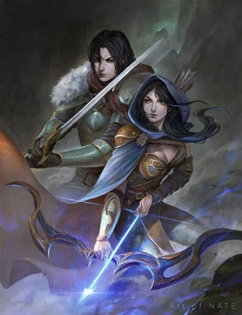 Warrior Couple By Art Of Nate Rimpracticalarmour
