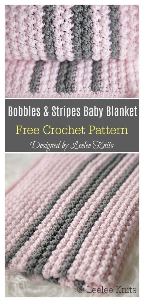 You can also use them to make donations to a charity or hospital. Bobble Stitch Baby Blanket Free Crochet Pattern | Crochet ...