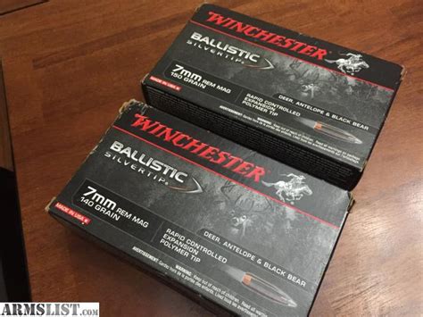 Armslist For Sale Winchester 7mm Rem Mag 140 And 150 Gr Ballistic