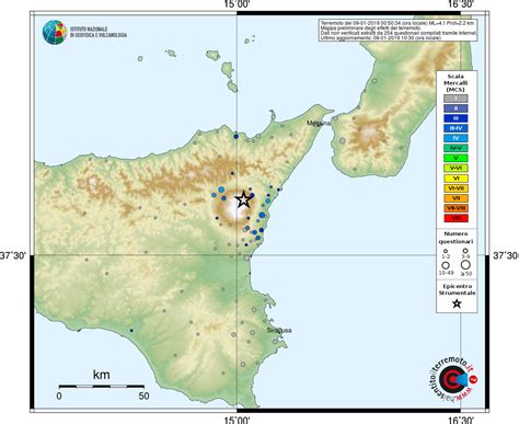 Il 24 dicembre 2018 ore 12:01 è stata registrata una scossa di terremoto di magnitudo 3.9 e profondità 1 km a etna (ct). Etna, nuova forte scossa di terremoto oggi a Catania ...