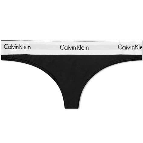 Calvin Klein Thong Black End