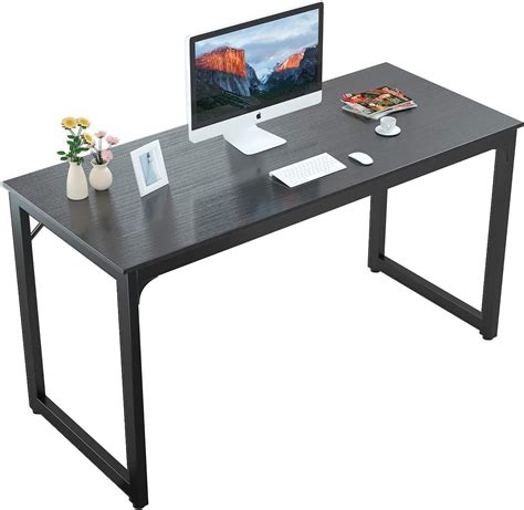 Foxemart Computer Desk 55 Modern Sturdy Office Desk 55 Inch Pc Laptop
