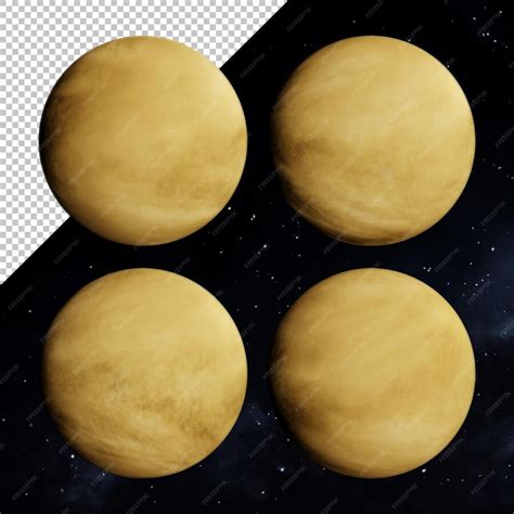 Premium Psd 3d Rendering Planet Venus Solar System Universe