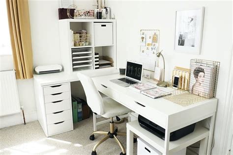 custom l shaped desk ikea hack micke drawer easy project 3 vlr eng br