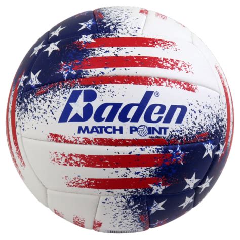 Baden Match Point Usa Volleyball Redwhiteblue 1 Ct Kroger