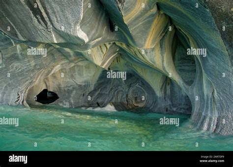 Marble Caves In Chile In General Carrera Lake Stock Photo Alamy