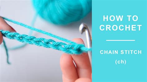 How To Crochet Chain Stitch Eng Youtube