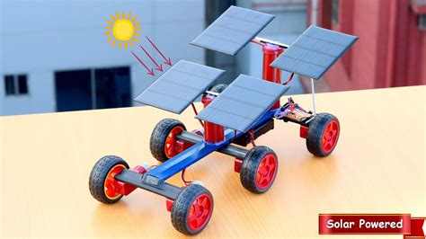 How To Make Remote Controlled Solar Powered Car Solar Car Youtube