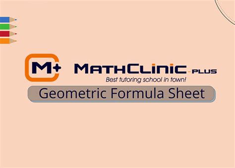 3d Geometric Formula Sheet Grade 7 Mathclinic Plus Tutoring