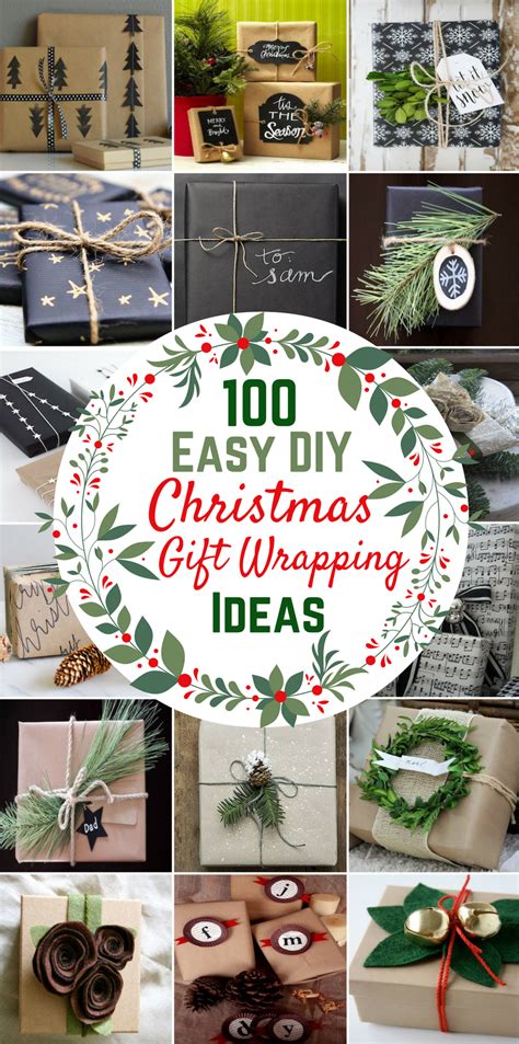 Not sure how to wrap your christmas gifts? 100 Easy DIY Christmas Gift Wrapping Ideas - Prudent Penny ...