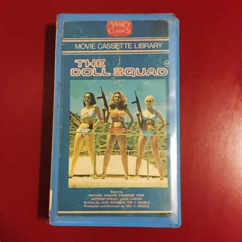 The Doll Squad Vhs Video Classics Cult 70s Z Grade Exploitation Ted V