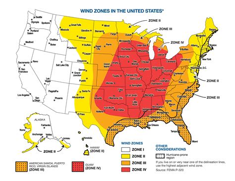 Wind Zones In The Us Building America Solution Center