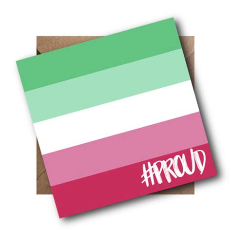 Abrosexual Pride Flag Proud Lgbt Greetings Card Etsy