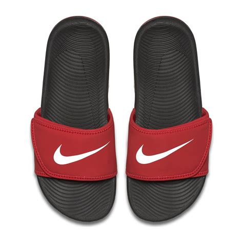 Nike Boys Slide Kawa Adjust Gsps University Redwhite 6y