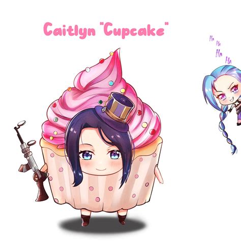 caitlyn cupcake by monokurima on deviantart
