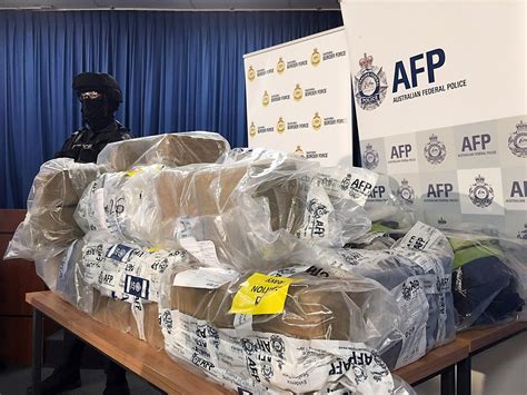 Australian anti-drug police seize 1,100kg of cocaine worth £212m in