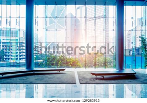 Glass Wall Office Building Stock Photo Edit Now 129283913