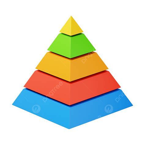 Colorful Pyramid 3d Infographic Chart Infographic Pir