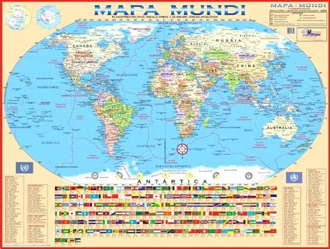 Mapa Mundi Pol 237 Tico Mapa Atual Para Imprimir Colorir Online E Mais