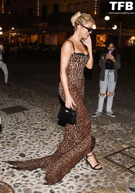 Khloe Kardashian Is Seen In A Leopard Print Dress In Portofino 8 Photos Thefappening