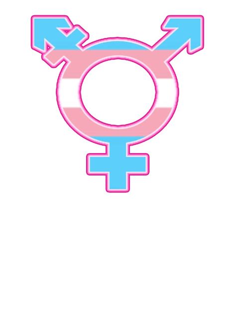 Non binary transgender symbol gender and sexual vector. "Transgender Pride Symbol " Stickers by Stormycloud ...