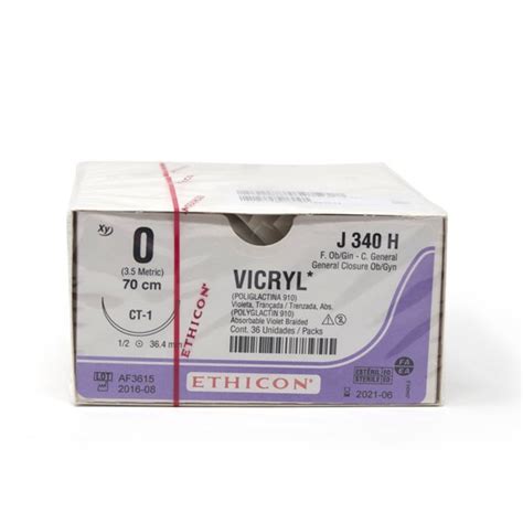 Vicryl 10 Ag Ct 1 12 Circ C36 Arkanum MÉxico