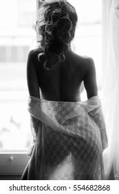 Nude Woman Front Window Stock Photo 554682868 Shutterstock