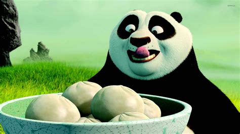 Download Kung Fu Panda Ready To Eat Pork Buns Wallpaper