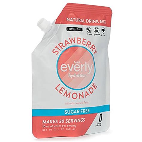 Everly Hydration Powdered Drink Mix Strawberry Lemonade