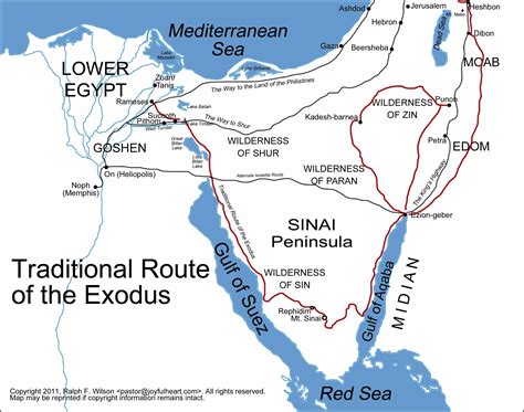 Route Of The Exodus