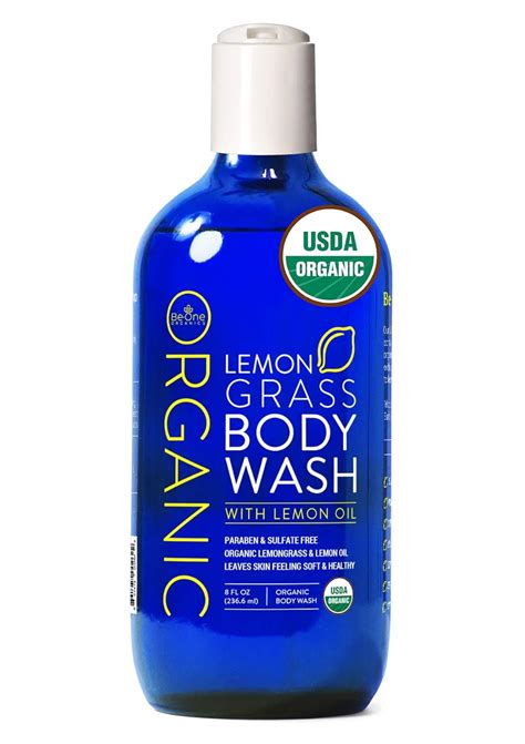 Usda Organic Lemongrass Body Wash By Be One Organics