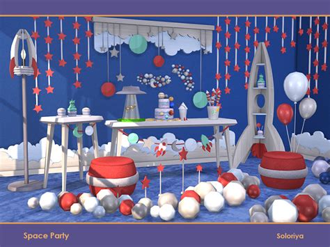 Soloriya Space Party Sims 4