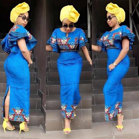 10 Stunning Electric Bulb Ankara Outfits You Cannot Resist On Mondays Ankara Long Gown Styles