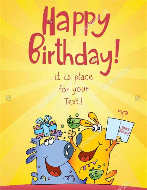 Make someone's day and share a funny birthday wish! 9+ Funny Birthday Card Templates,Free PSD, Vector AI, EPS Format Download | Free & Premium Templates