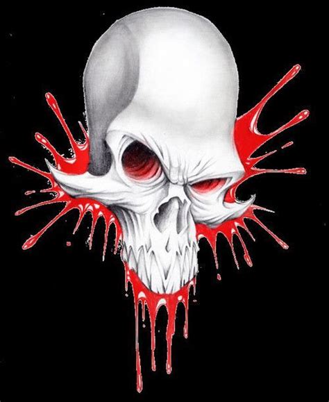 Image Result For Red Skull Art Red Skull Skull Art Skulls And Roses