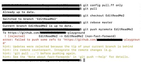 Git Pushing To Remote Fails Because Tip Of Your Current Branch Is Behind Its Remote